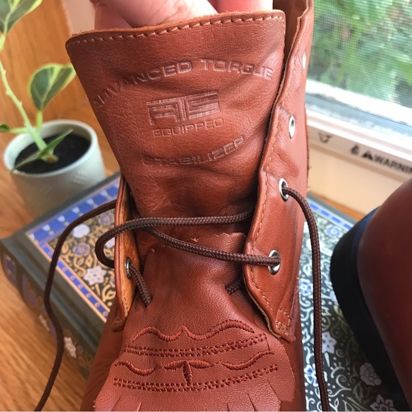 Ariat Heritage Lacer Kiltie Brown Leather Boot - Picture 3 of 9